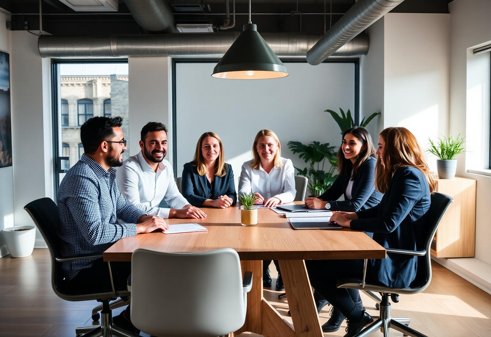 Consultation meeting in a Dublin office